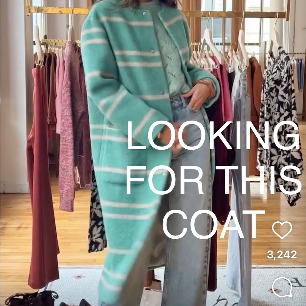 ISO Sezane Jerome Wool Coat - IN SEARCH OF